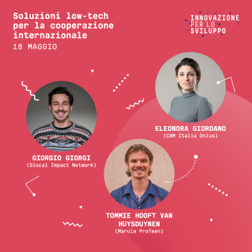 Open Talk: Soluzioni low-tech per la cooperazione internazionale
