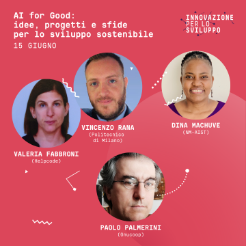 Webinar: AI for Good: Idee progetti e sfide per lo sviluppo sostenibile