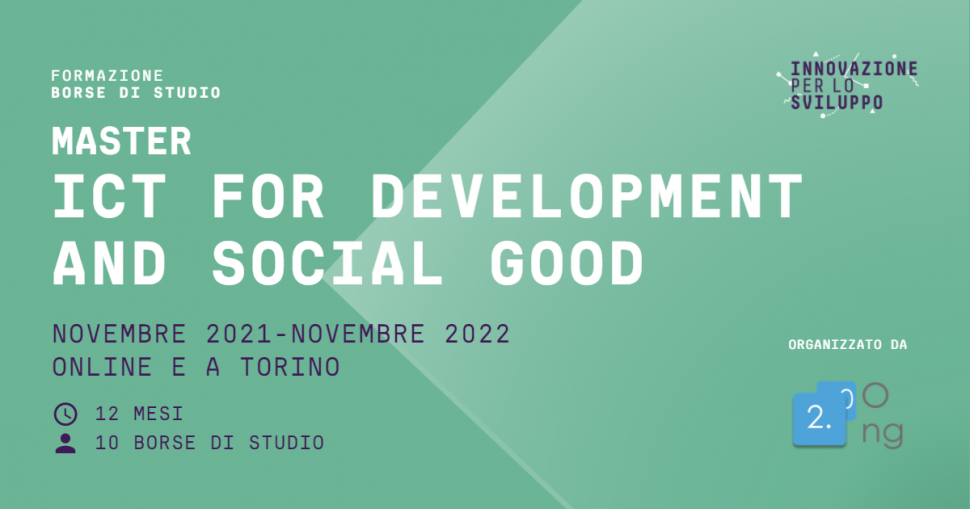Master ICT for Development and Social Good 2021-2022