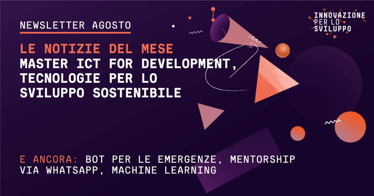Master ICT for Development e Call Tecnologie
