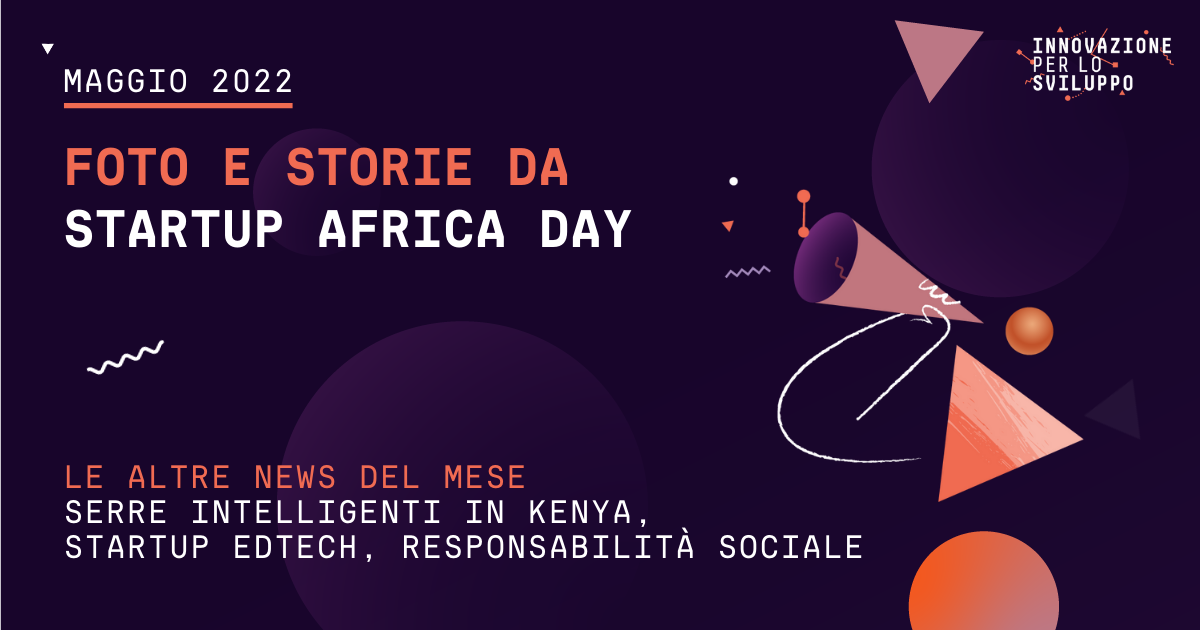 Foto da Startup Africa Day e news del mese