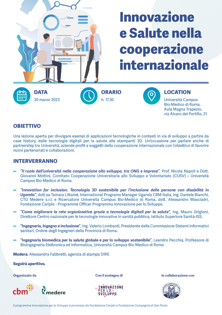 Innovazione e Salute nella cooperazione internazionale