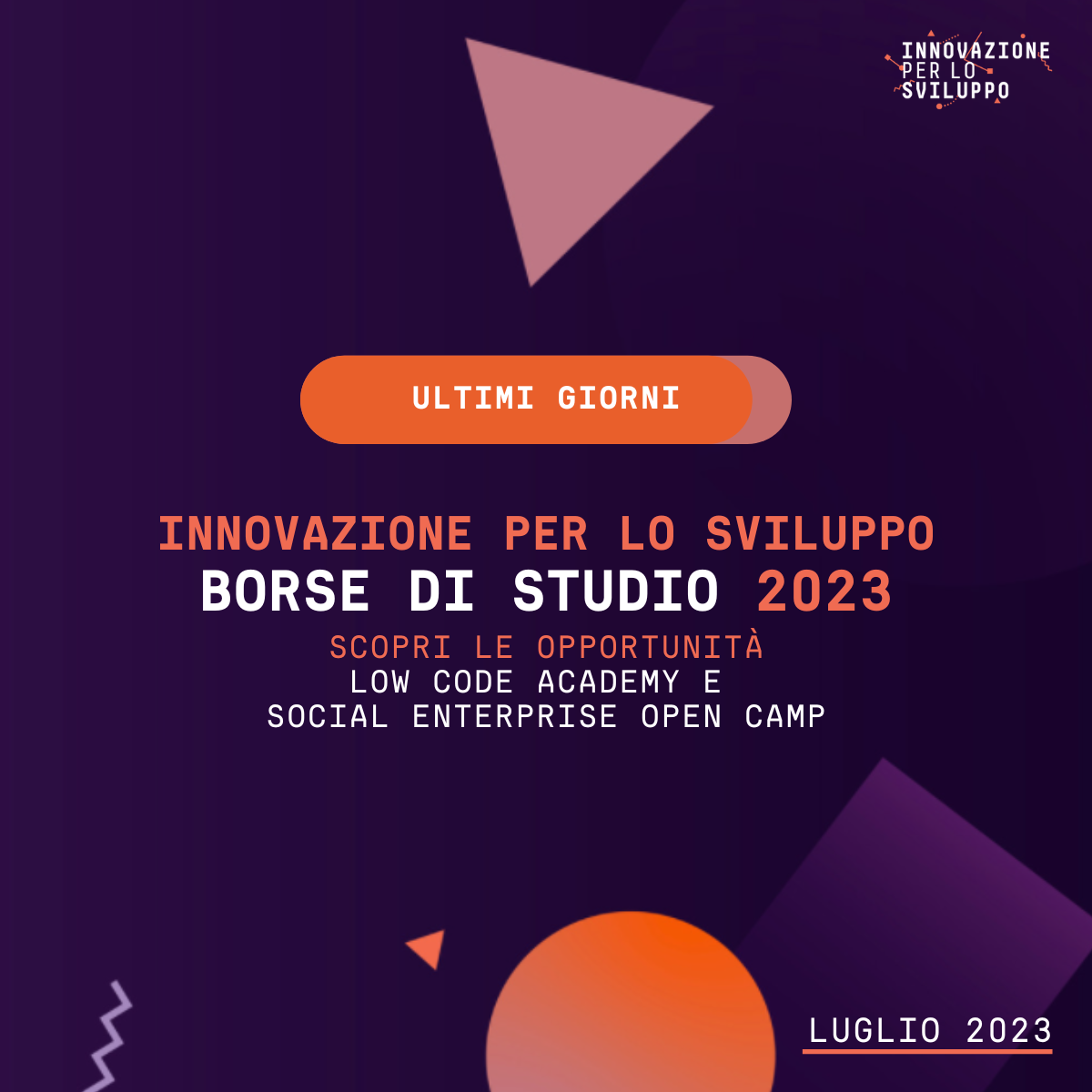 Scopri le opportunità di formazione 2023